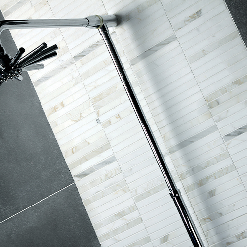 Classic Natural Stone Mosaics installed