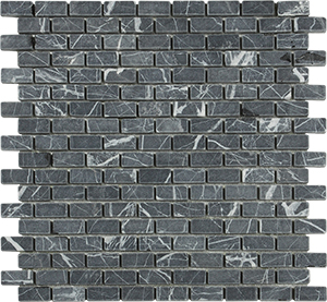Classic Nero Marquina Marble Mosaic tile face