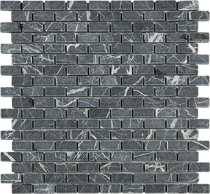 Classic Nero Marquina Marble Mosaic tile face