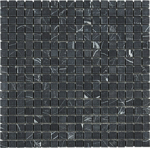 Classic Nero Marquina Marble Mosaic tile face