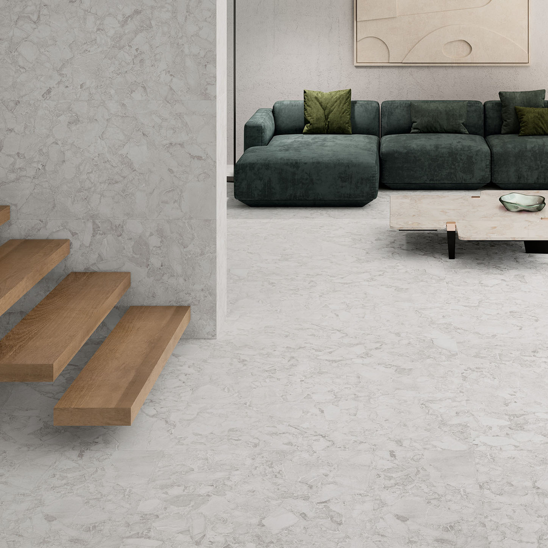 CloudyBay porcelain tiles installed