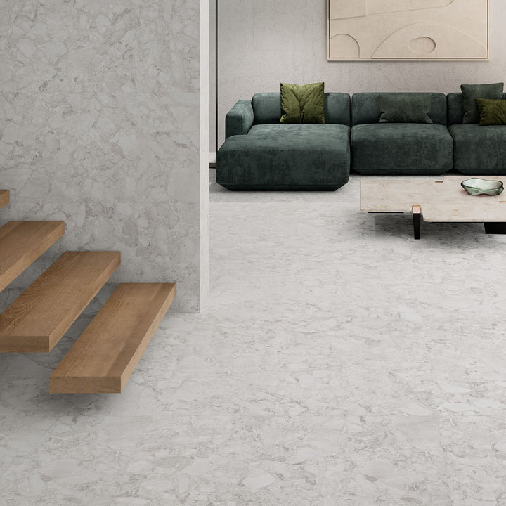 CloudyBay porcelain tiles installed