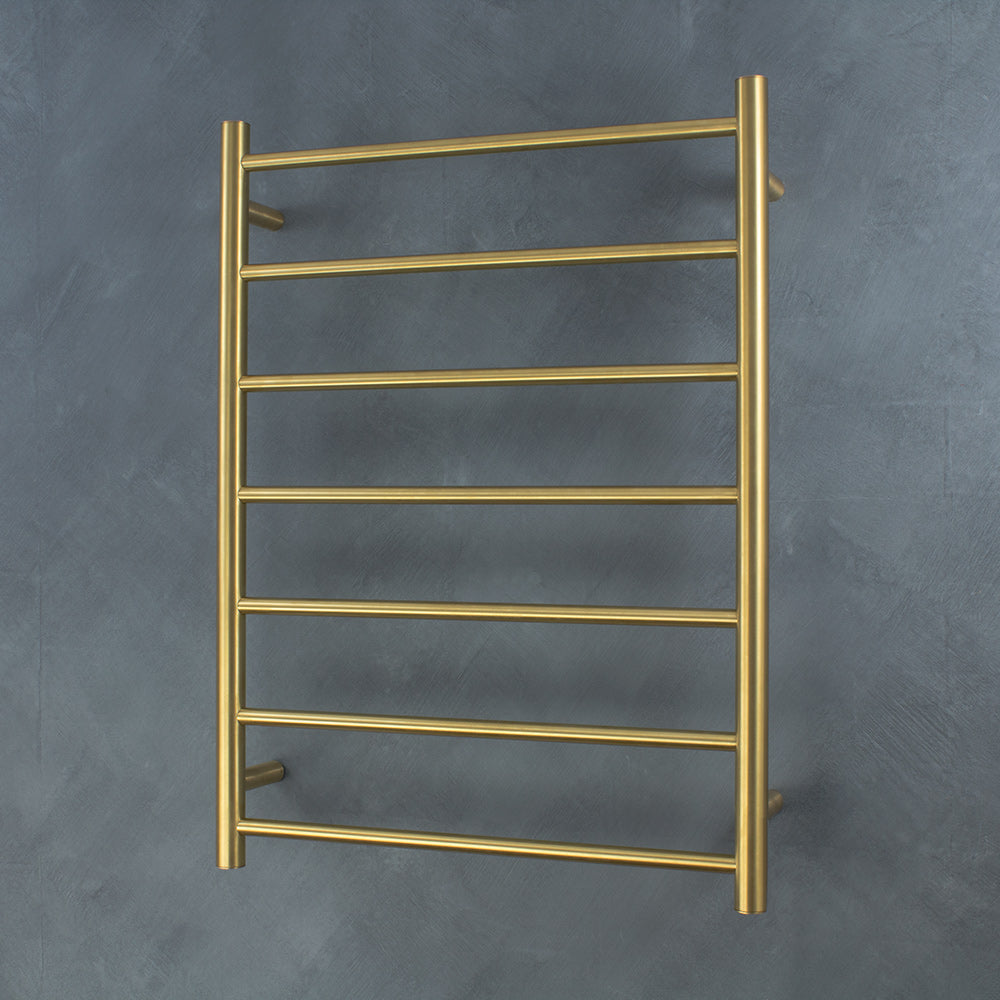 Radiant Heated Round Ladder Towel Rail 600 x 800mm - gld-rtr01-1