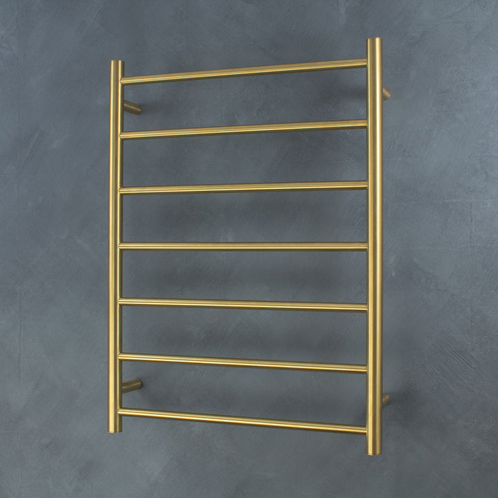 Radiant Heated Round Ladder Towel Rail 600 x 800mm - gld-rtr01-1