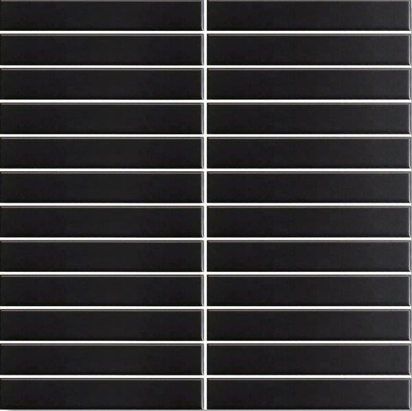 Cottage Strip Porcelain Mosaic tile face, 300 x 296 mm