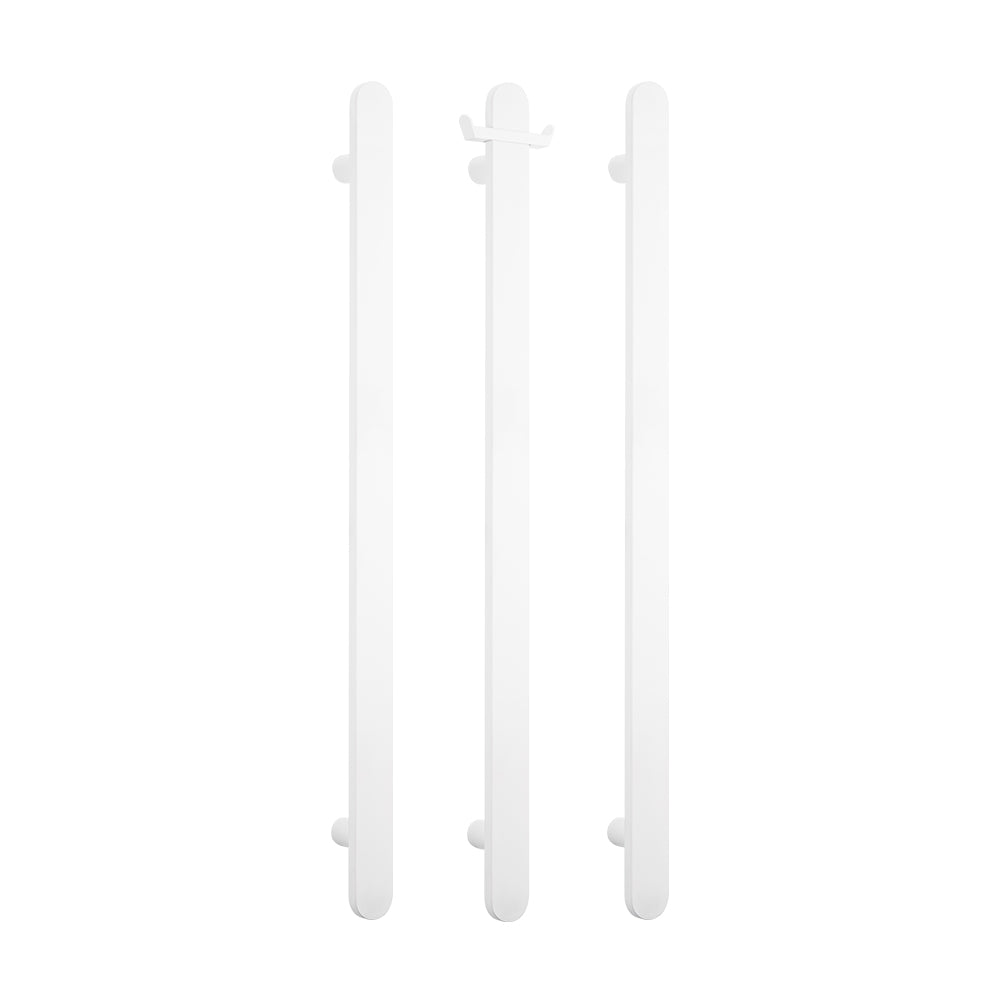 Radiant Heated Vertical Flat Bar Towel Rail 50 x 930mm - wh-fvtr-930_5