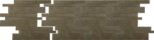 Cultural Brick Moca Brown Marble Mosaic – 376 x 300 mm, tile face