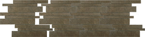 Cultural Brick Moca Brown Marble Mosaic – 376 x 300 mm, tile face