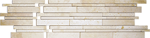 Cultural Brick Travertine Classico Travertine Mosaic – 376 x 300 mm, tile face