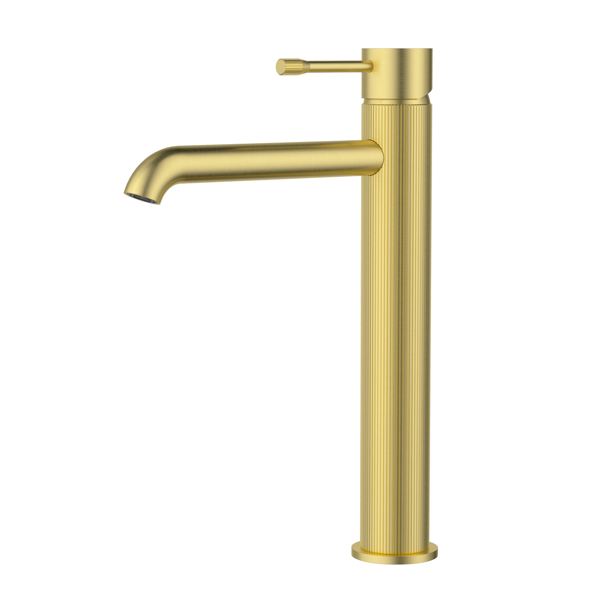 Linie Basin Mixer High Rise - Brushed Gold