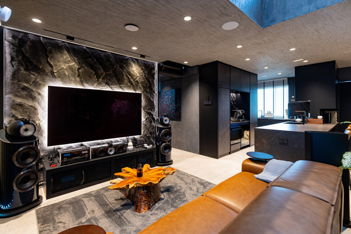 Kreta Dekton Optimma 4mm in a living area setting