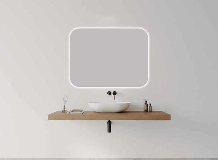 I Series Soft Rectangle LED Mirror detail view