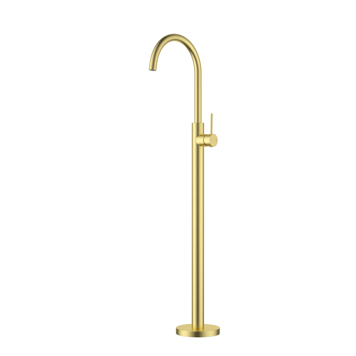 Otus Slimline Bath Mixer Freestanding - Brushed Gold