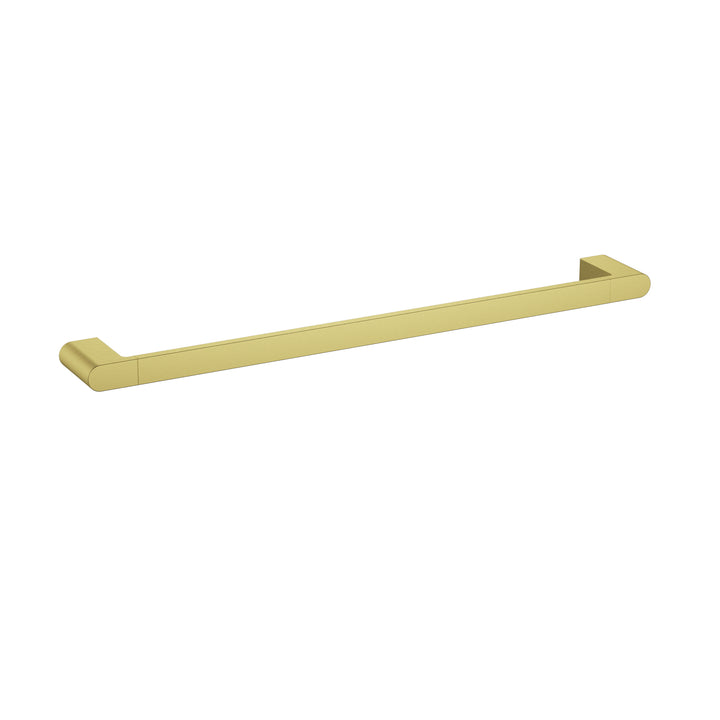 Flores Towel Rail Single 800mm - Brushed Gold
