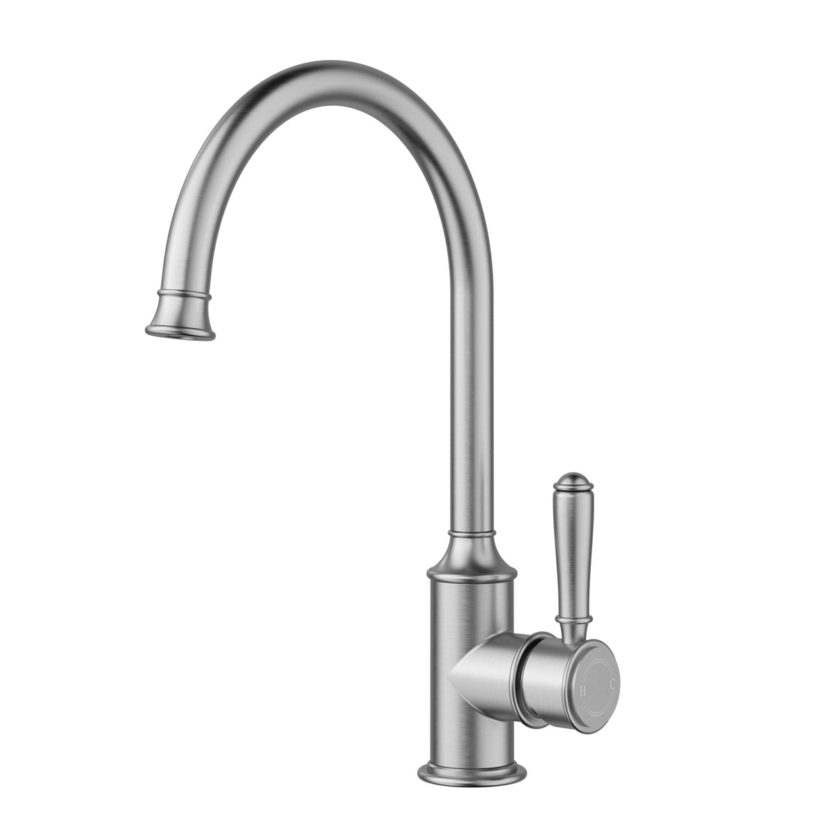 Clasico Sink Mixer Gooseneck - Brushed Nickel