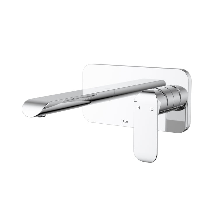 Kara Wall Basin Mixer - Chrome