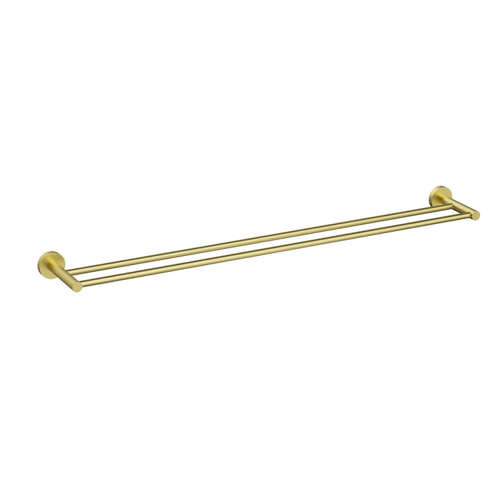 Otus Slimline Towel Rail Double 900mm - Brushed Gold