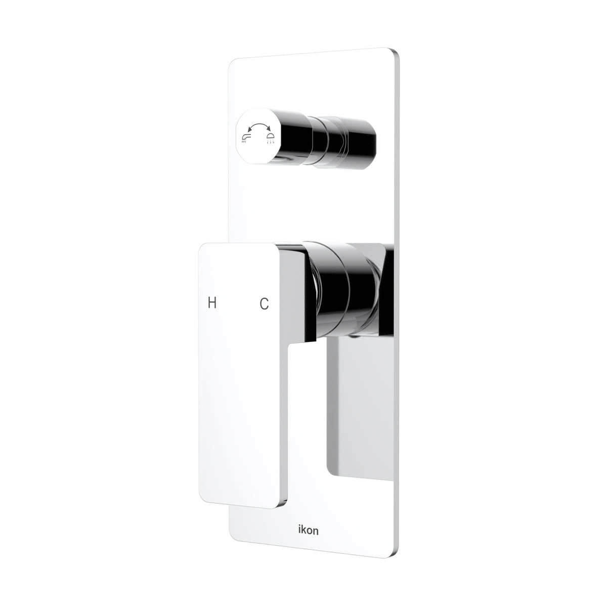 Ceram Wall Mixer Diverter - Chrome