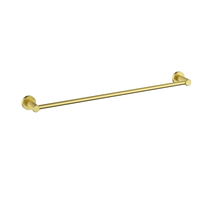 Linie Single Towel Rail 800mm - Brushed Gold