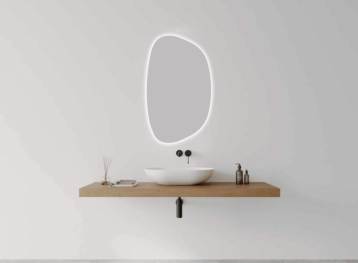 Terra Organic LED Mirror detail view