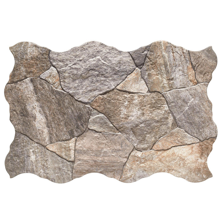 Deva Gris Porcelain Tile tile face