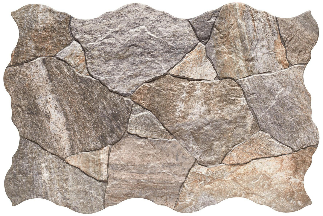 Deva Gris Porcelain Tile – 440 x 660 mm, tile face