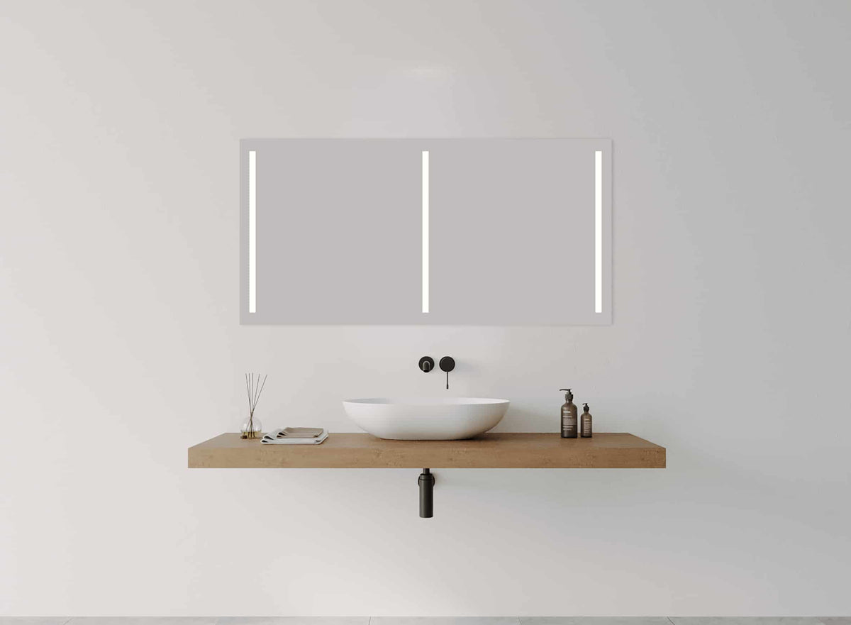 Trio Frontlit LED Mirror detail view 2