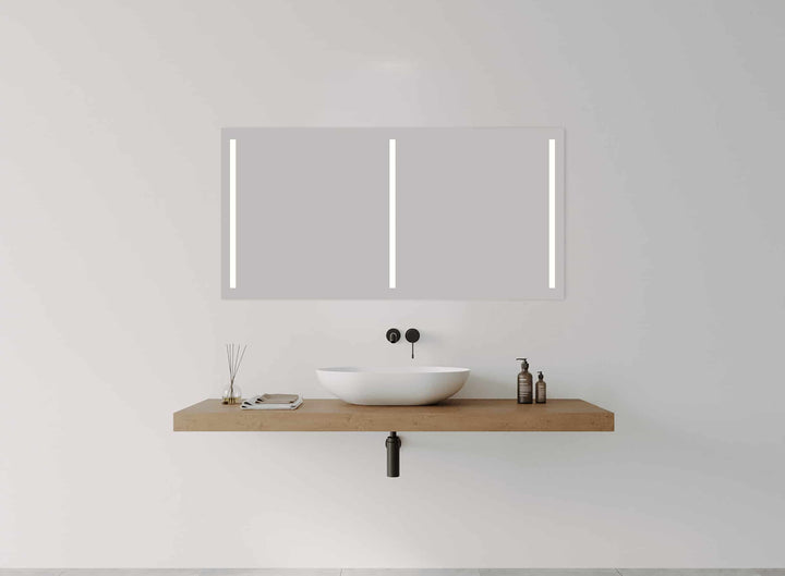 Trio Frontlit LED Mirror detail view 2