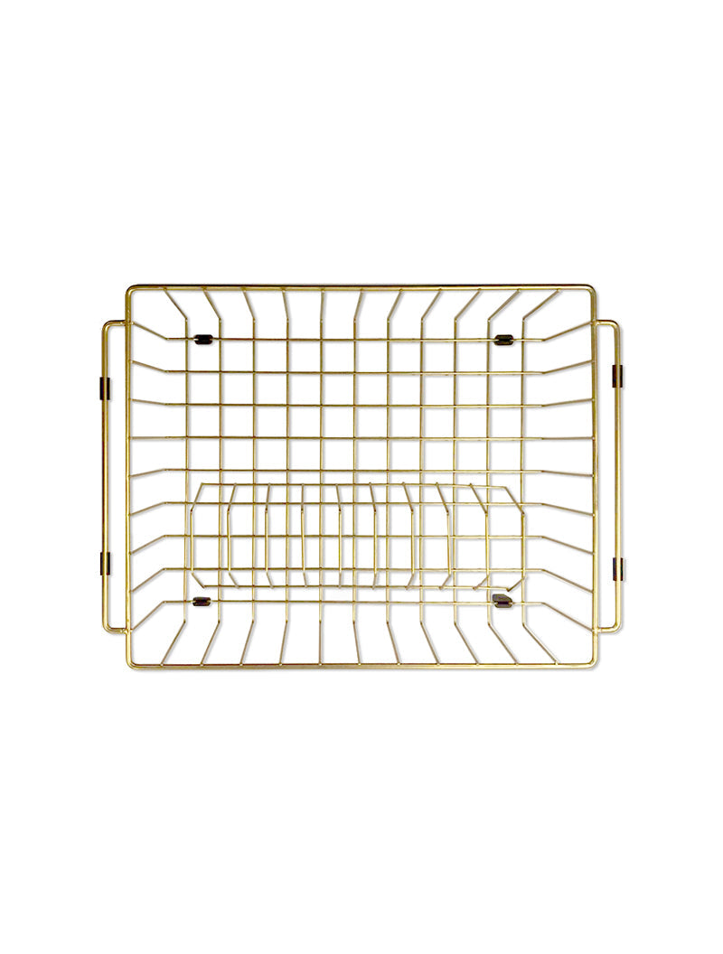 Lavello Dish Rack - PVD Brushed Bronze Gold