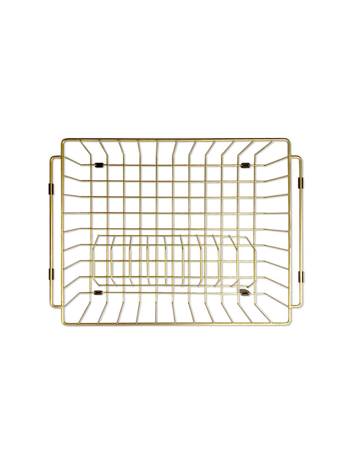 Lavello Dish Rack - PVD Brushed Bronze Gold