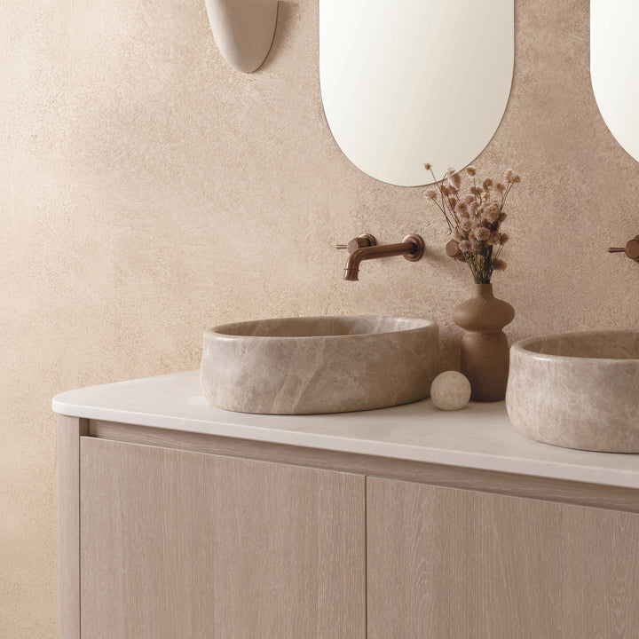 Arlo Royal Beige - bathroom lifestyle