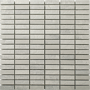 Durastone Ashgrey Porcelain Mosaic tile face, 300 x 300 mm