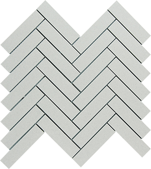Durastone Ashgrey Porcelain Mosaic tile face, 290 x 269 mm