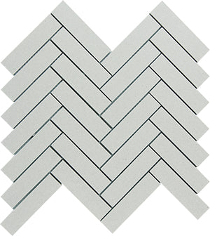 Durastone Ashgrey Porcelain Mosaic tile face, 290 x 269 mm