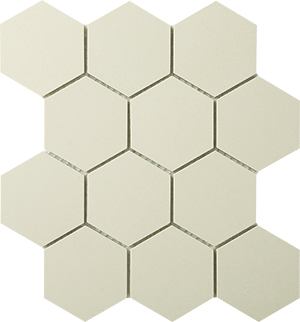 Durastone Botticino Porcelain Mosaic tile face, 260 x 300 mm