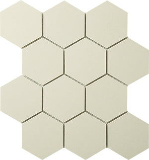 Durastone Botticino Porcelain Mosaic tile face, 260 x 300 mm