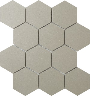Durastone Olive Porcelain Mosaic tile face, 260 x 300 mm