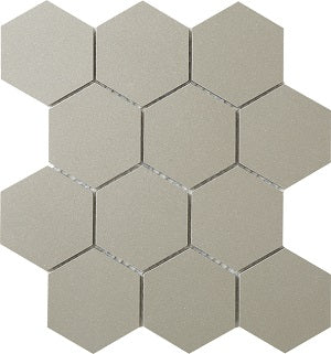 Durastone Olive Porcelain Mosaic tile face, 260 x 300 mm