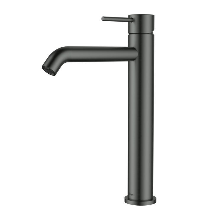 Hali Basin Mixer High Rise - Gun Metal