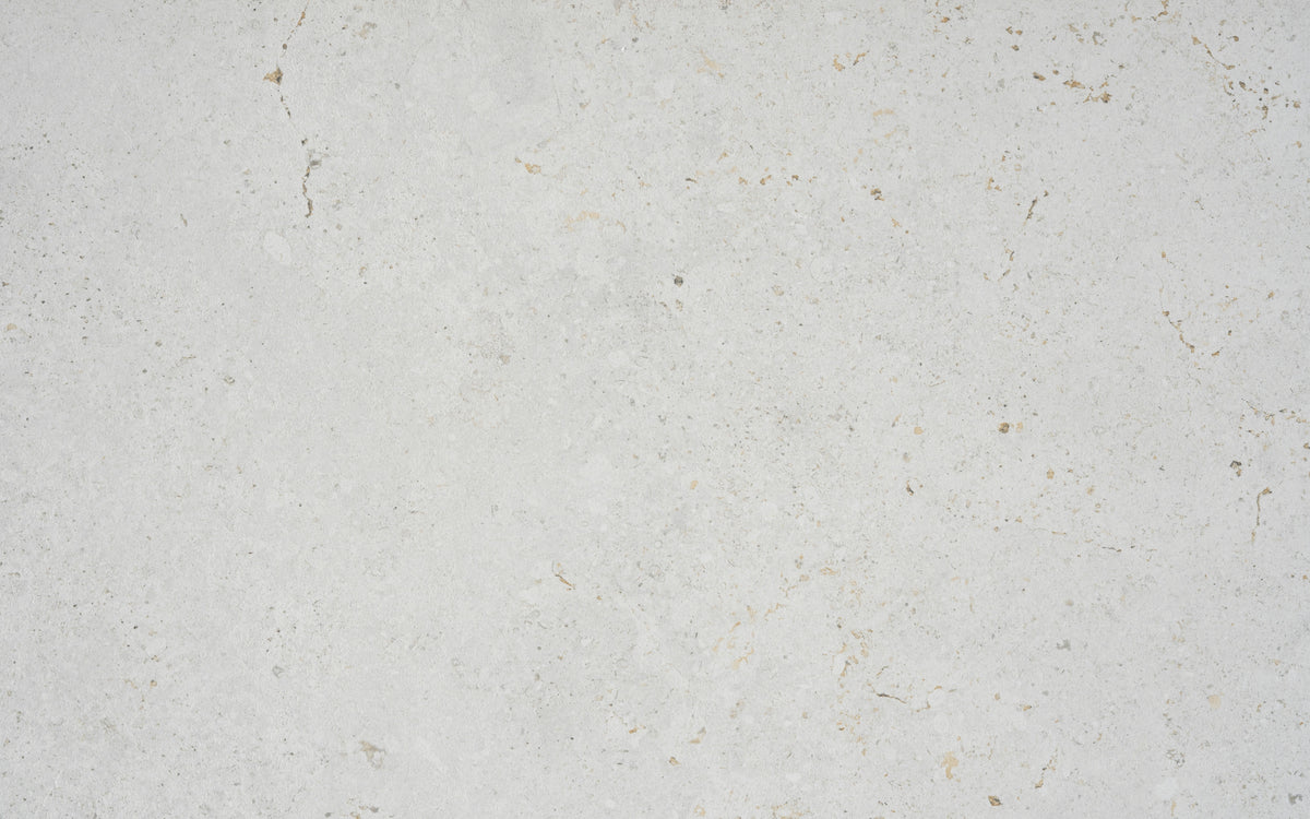 Close-up of the Dekton Polar surface in a matte finish