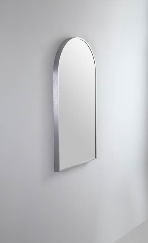 Modern Arch Mirror with Portable Magnifier Georgian Metal product view 4
