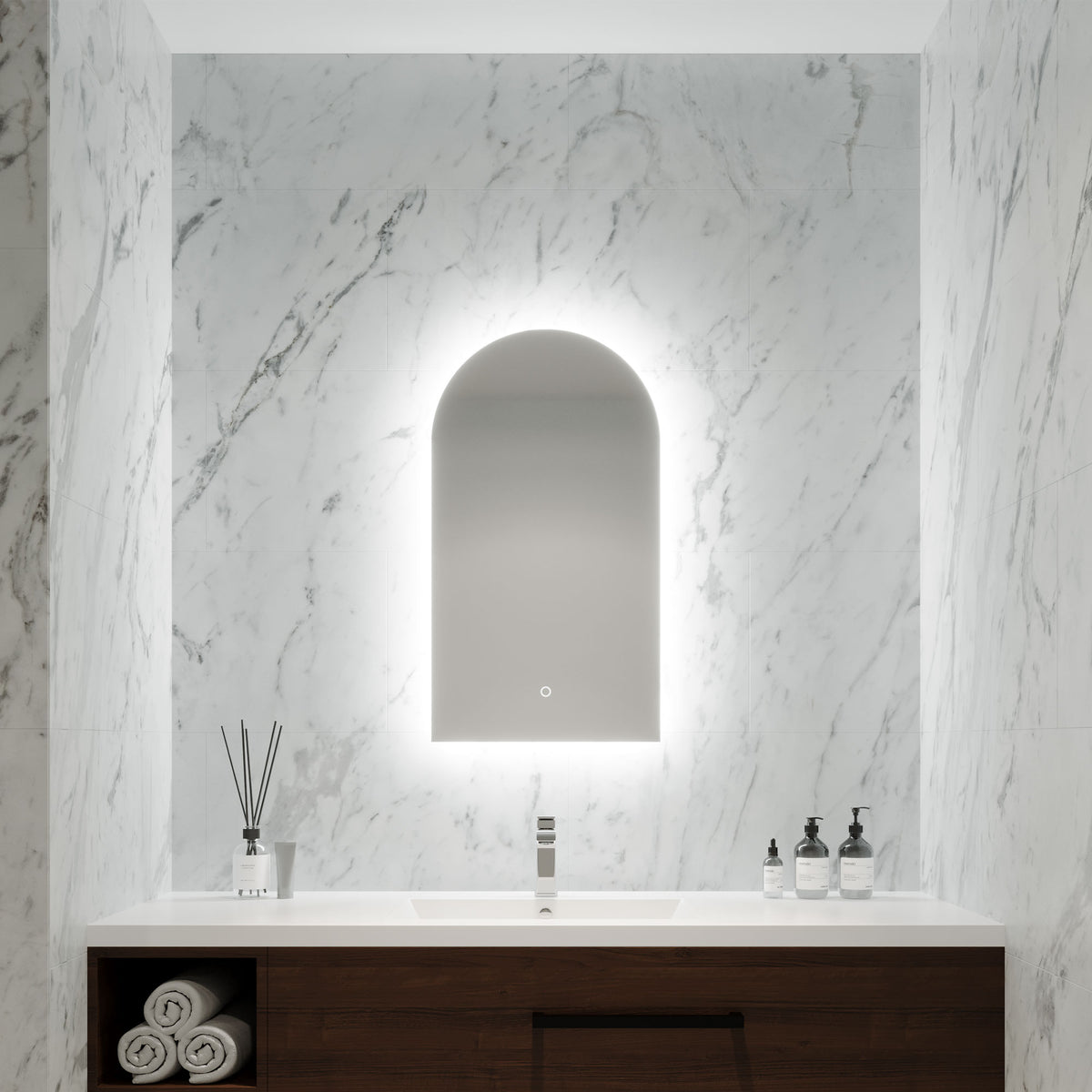 A Series Arch LED Mirror product view 2