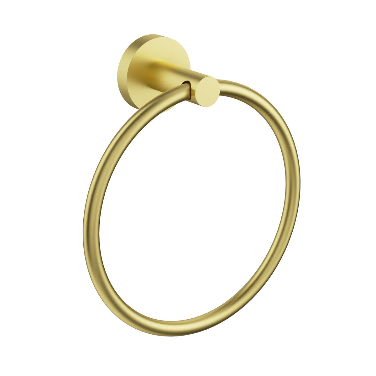 Otus Slimline Towel Ring - Brushed Gold