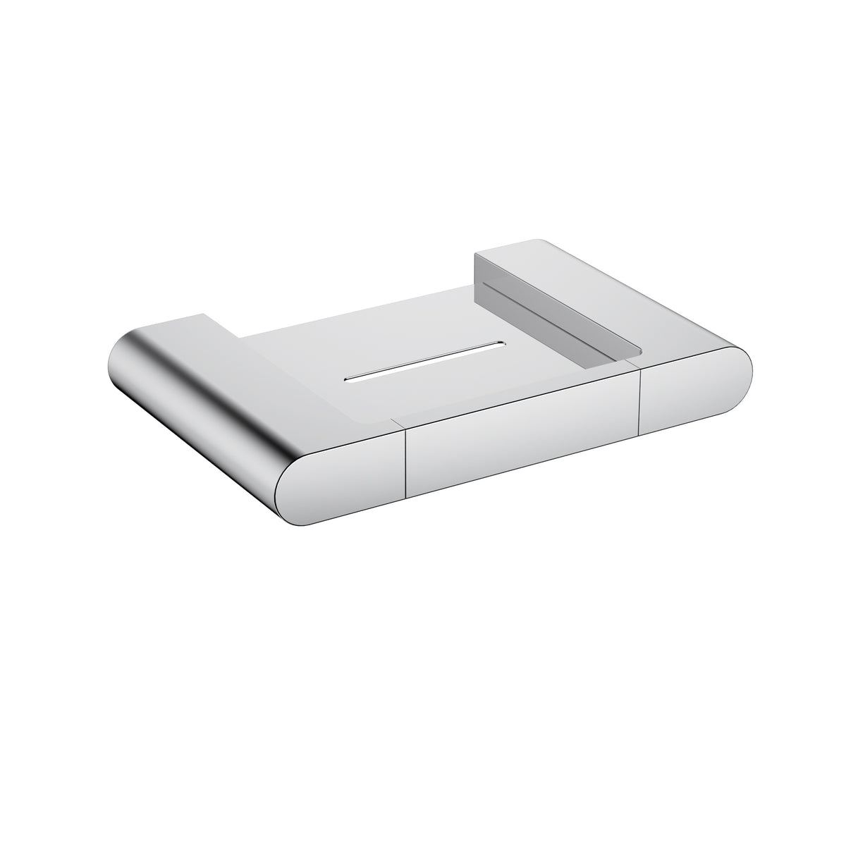 Flores Soap Dish Metal - Chrome