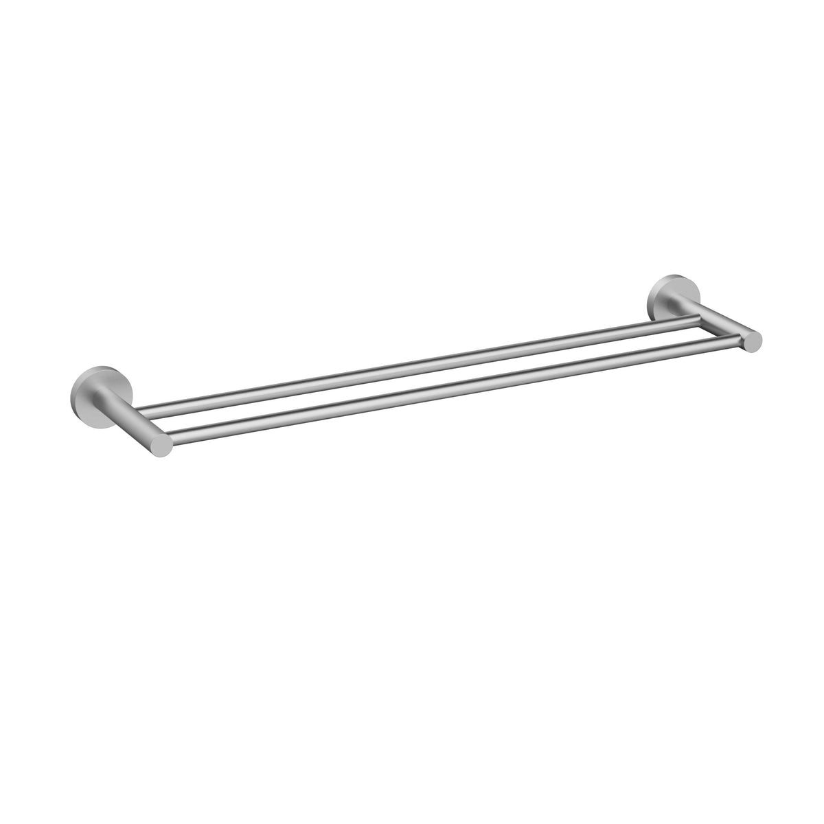 Otus Slimline Towel Rail Double 600mm - Stainless Steel