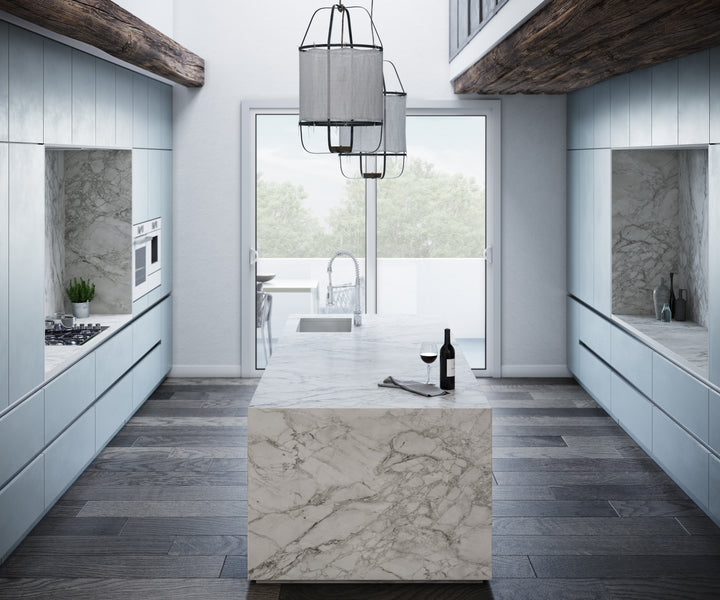 Dekton Portum in a kitchen