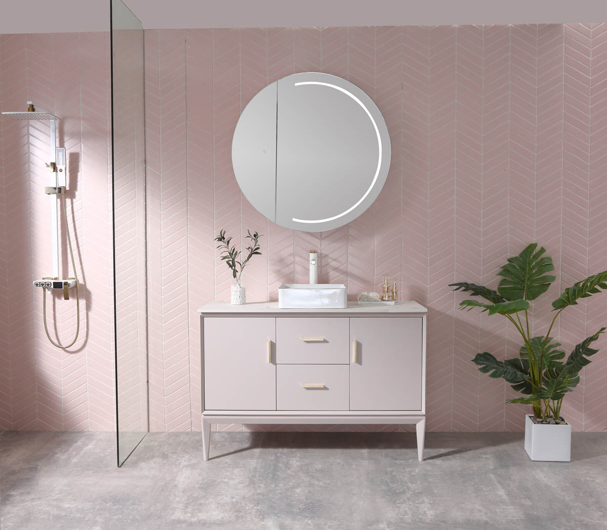 Pearl LED Shaving Cabinet lifestyle view 3
