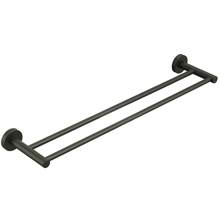 Otus Towel Rail Double 600mm - Gun Metal