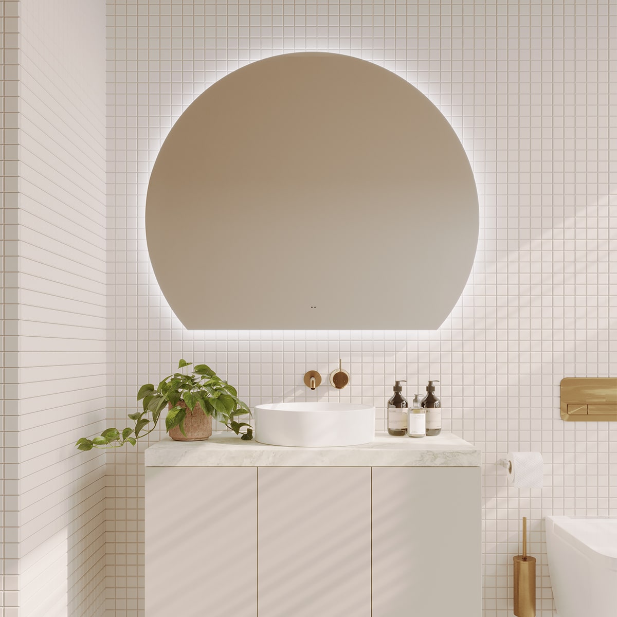Luna Arch LED Mirror lifestyle view