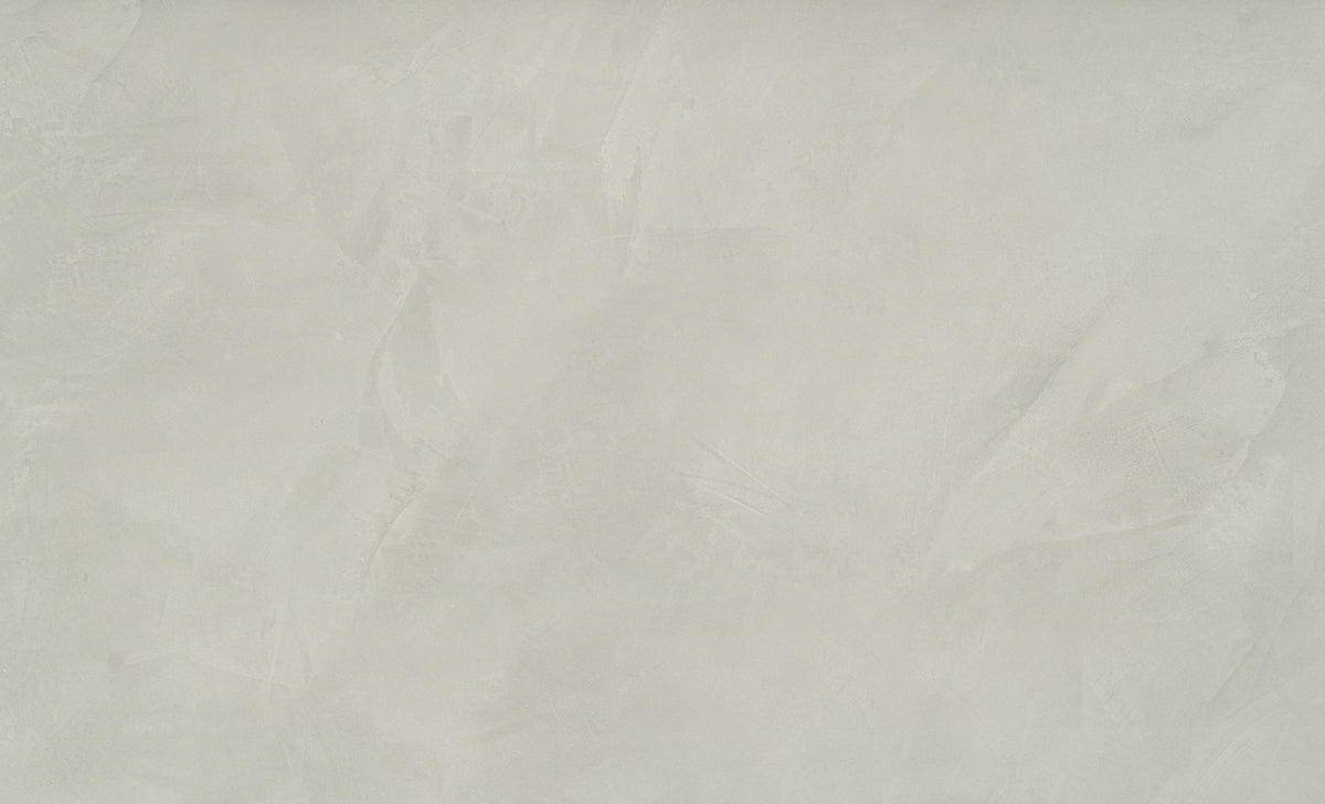 Close-up of the Dekton Optimma Argentium surface in a matte finish